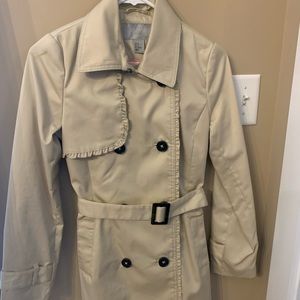 H & M size 2 Trench coat beige. NWOT